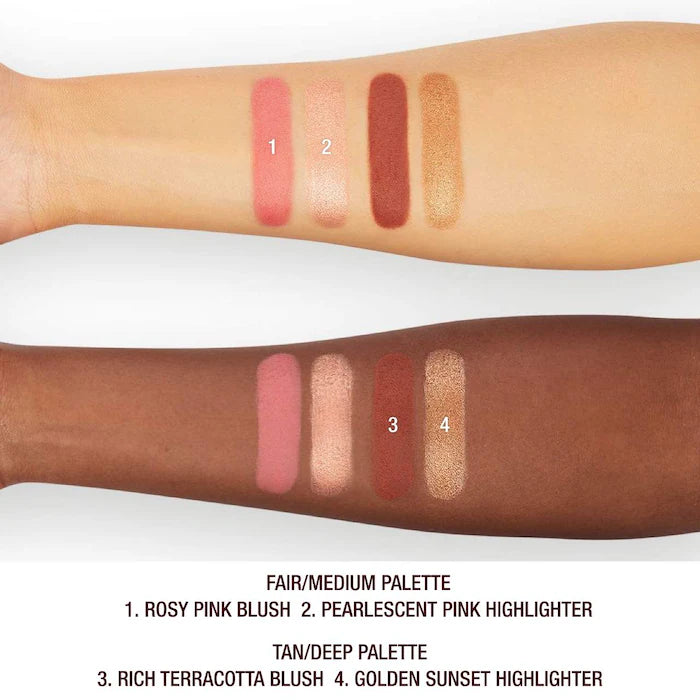 Charlotte Tilbury - Mini Hollywood Blush & Glow Palette (Paleta de Blush e Iluminador)