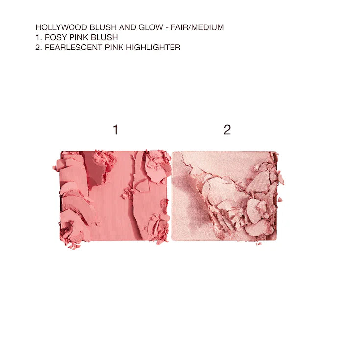 Charlotte Tilbury - Mini Hollywood Blush & Glow Palette (Paleta de Blush e Iluminador)