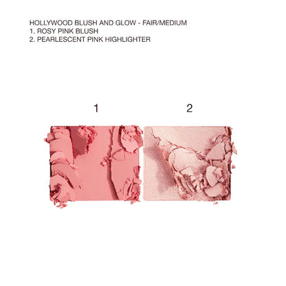 Charlotte Tilbury - Mini Hollywood Blush & Glow Palette (Paleta de Blush e Iluminador)