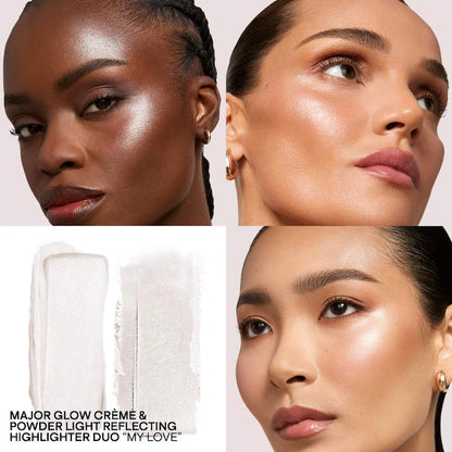 Patrick Ta - Major Glow Crème & Powder Light Reflecting Translucent Highlighter Duo